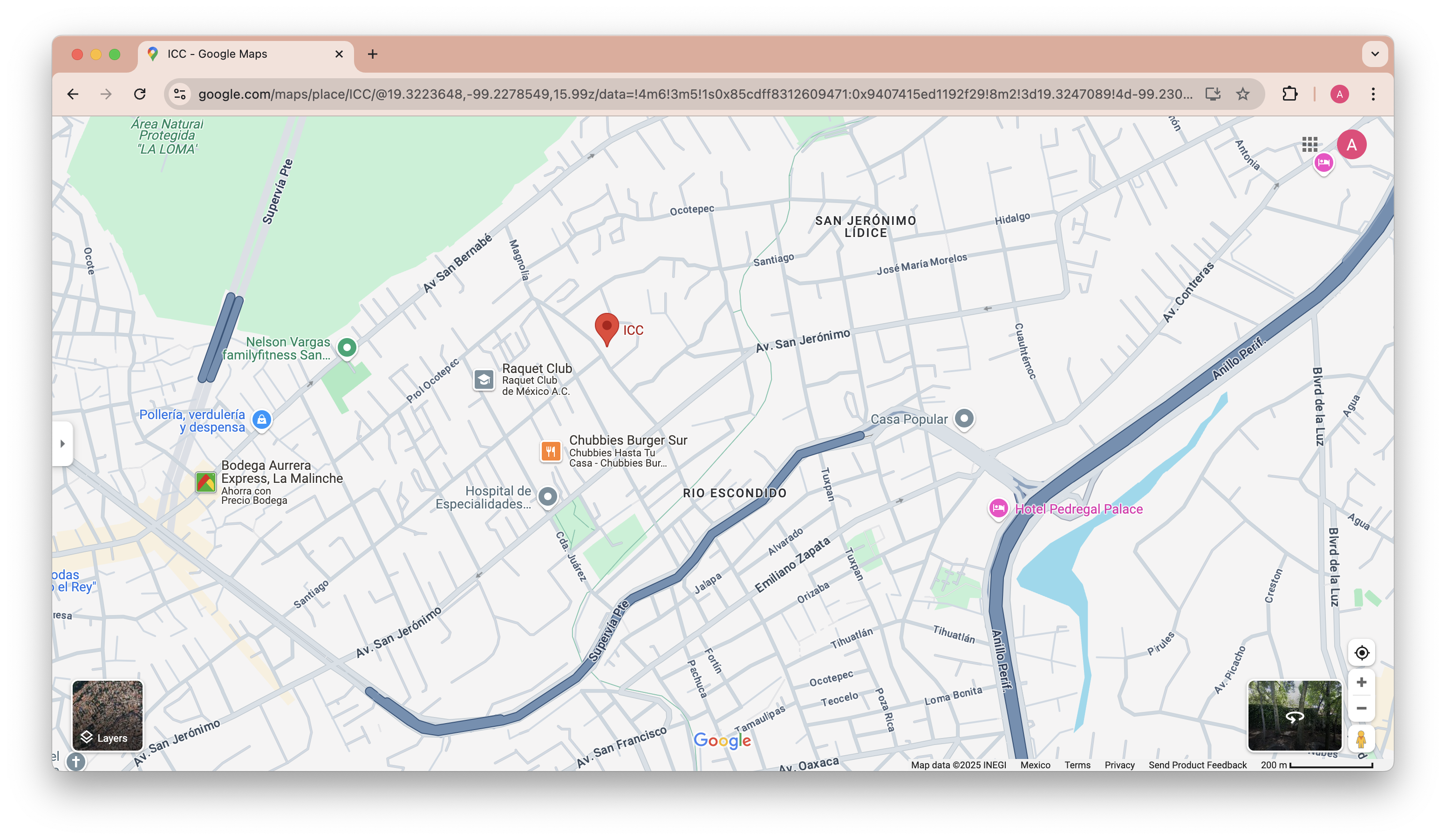 Mapa ICC - googlemaps